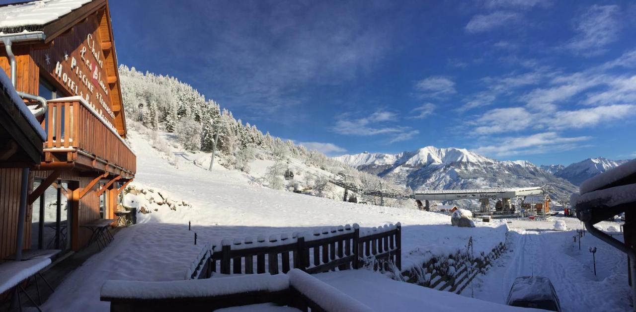 Chalet Hotel Les Blancs Pra Loup Exterior photo